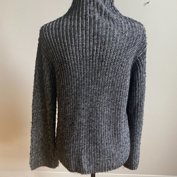LINE Label BNWOT mock neck sweater women NEW gray mohair - Picture 5 of 9